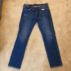 Levi’s Straight Blue Jeans, 34/34